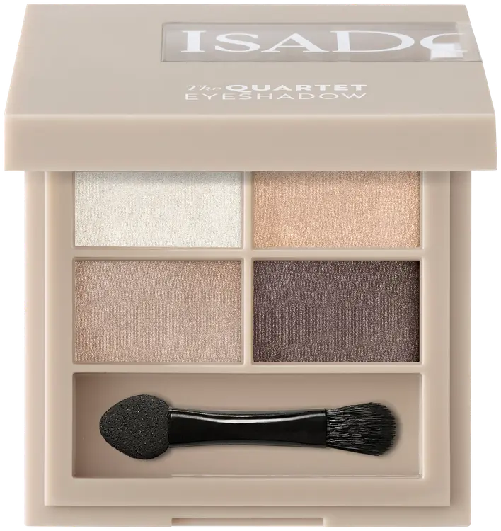 Isadora The Eyeshadow Quartet luomiväripaletti 09 Pearls Allure 3,5 g
