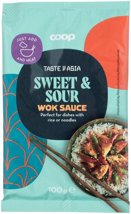 Coop Taste of Asia Sweet & Sour wok-kastike 100 g