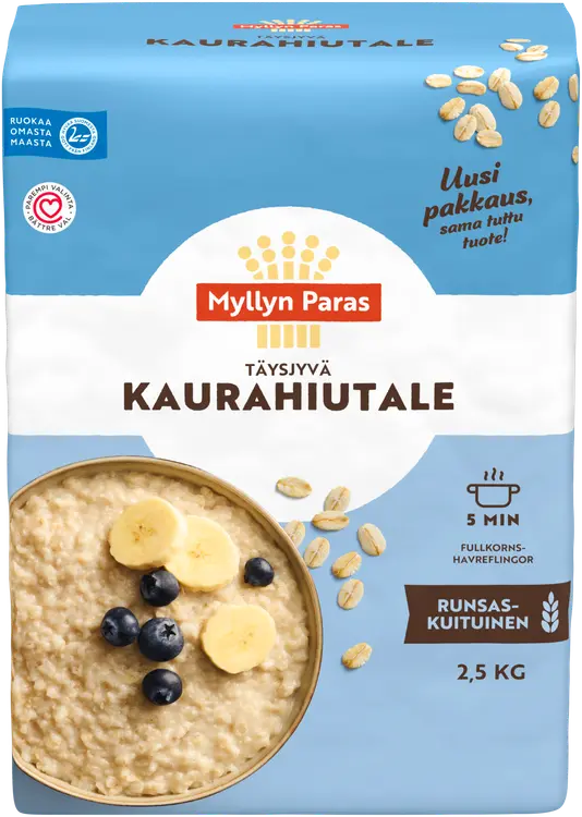 Myllyn Paras Täysjyvä Kaurahiutale 2,5kg