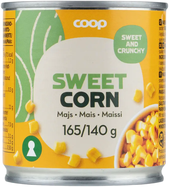 Coop maissia suolaliemessä 165/140 g