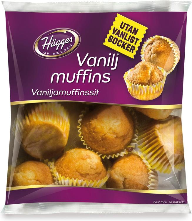 Hägges vaniljamuffinssi ilman lisättyä sokeria 10-p 200g