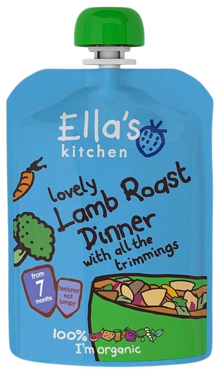 Ella´s Kitchen köögiviljapüree lambalihaga 130 g, öko, alates 7-elukuust