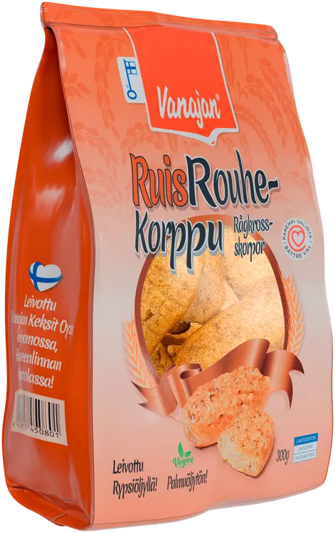 Vanajan Ruisrouhekorppu 300g