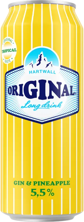 Hartwall Original Long Drink Pineapple 5,5% 0,5 l