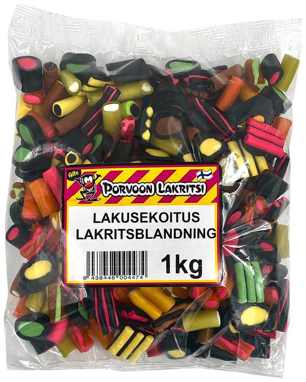 Porvoon Lakritsi lakritsisekoitus 1 kg
