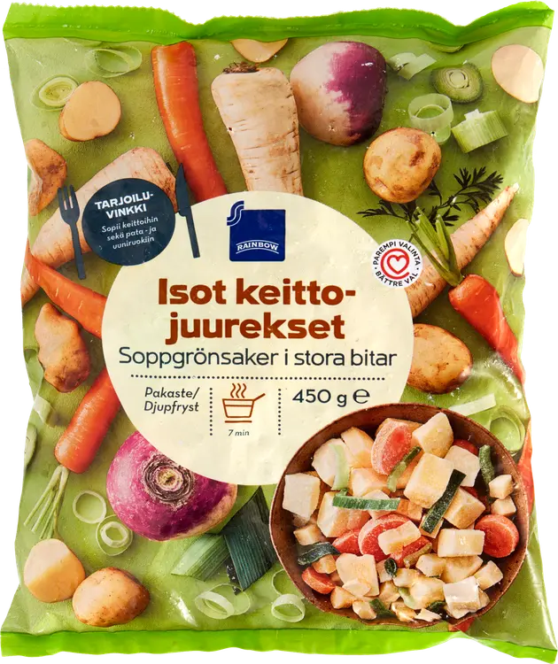 Rainbow 450g isot keittojuurekset pakaste