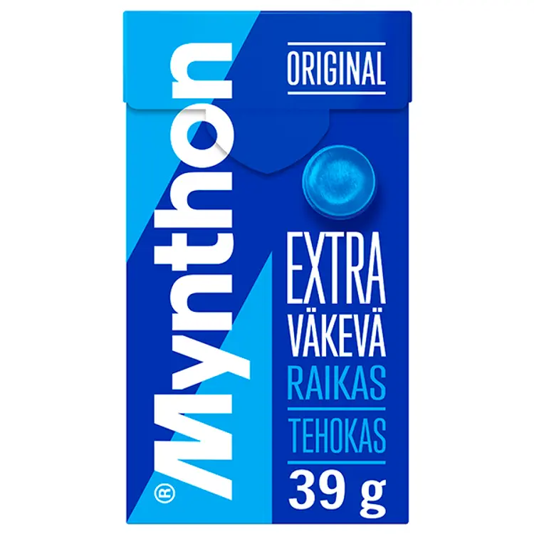 Mynthon Original Extra Väkevä kurkkupastilli 39g