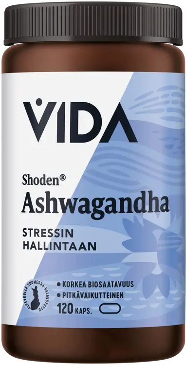 Vida Shoden®Ashwagandha ravintolisävalmiste 120 kaps / 39 g