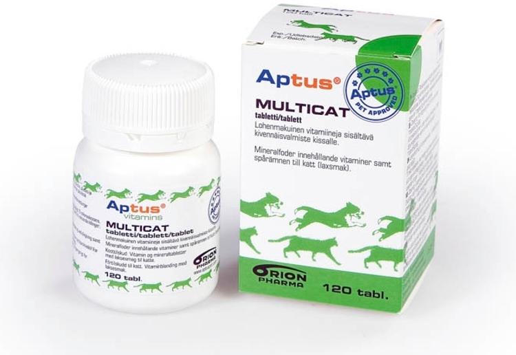 Aptus Multicat vitamiinivalmiste kissoille 120 tabl.