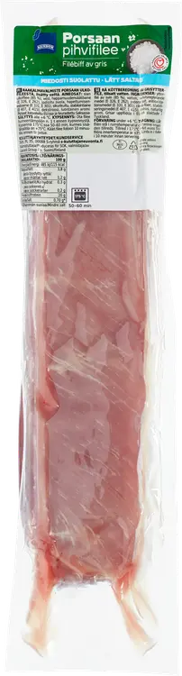 Rainbow porsaan pihvifilee miedosti suolattu noin 1kg