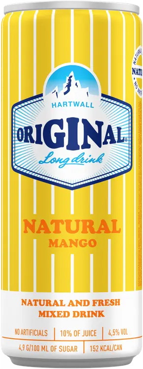 Hartwall Original Long Drink Natural Mango 4,5% 0,33 l