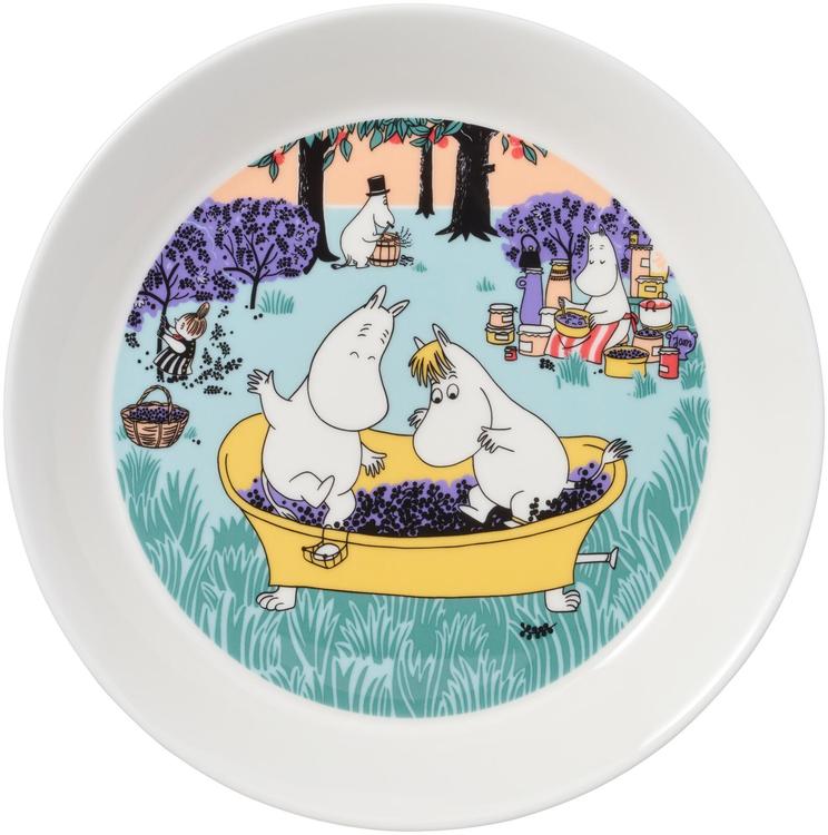 Moomin Arabia Finland Muumi lautanen 19cm Marjassa