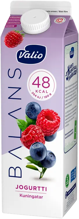 Valio Balans jogurtti 1 kg kuningatar rasvaton laktoositon