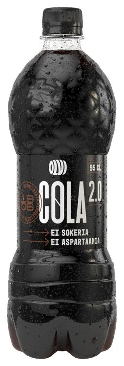 OLVI Cola 2.0 Sokeriton virvoitusjuoma 0,95 l kmp