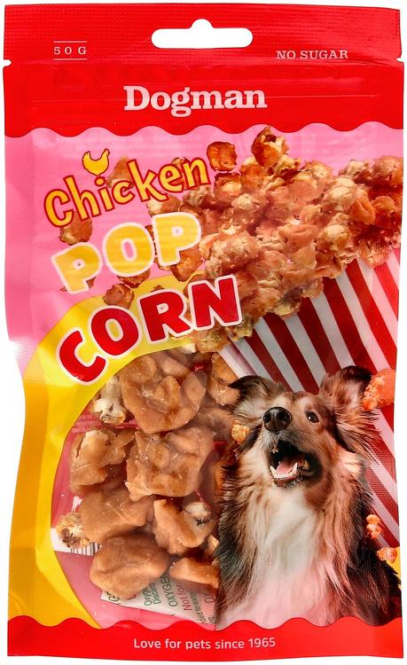 Dogman kana popkorn koertele 50g