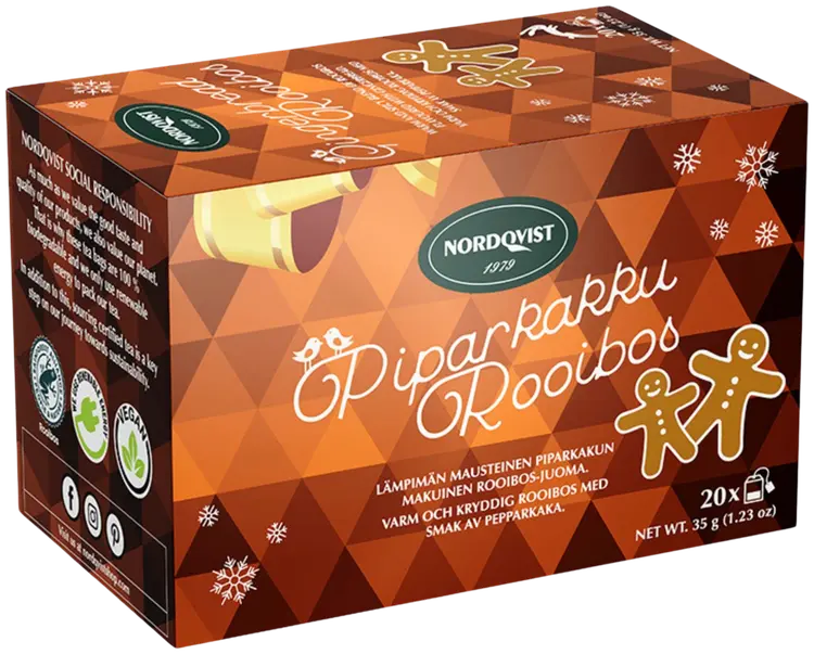 Nordqvist Piparkakku Rooibos 20 x 1,75 g RFA