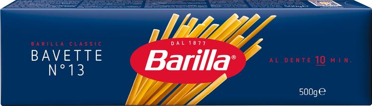 Barilla Bavette n.13 durumvehnästä valmistettu pasta 500g