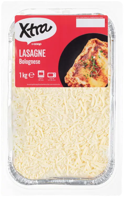 Xtra lasagne bolognese 1 kg