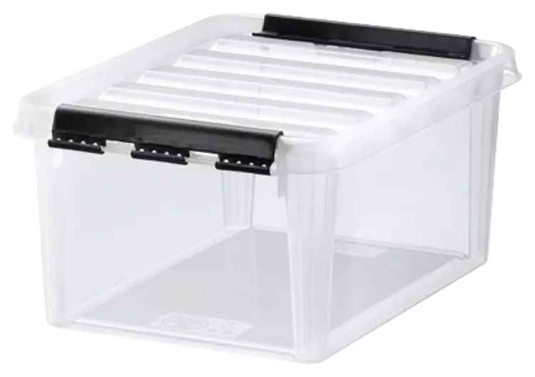 SmartStore Classic säilytyslaatikko kannella 8 L kirkas