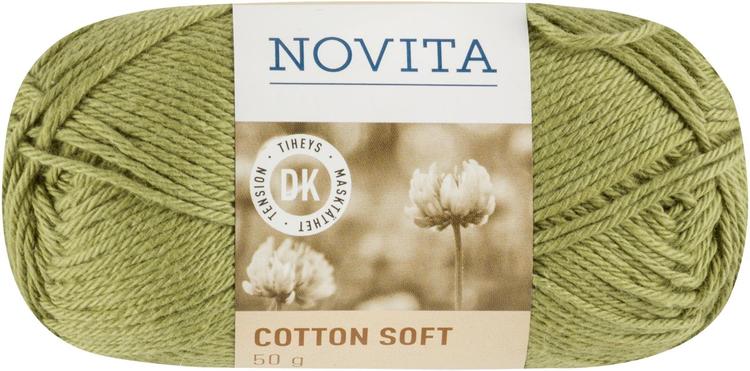 Novita Cotton Soft 50g lehti 318