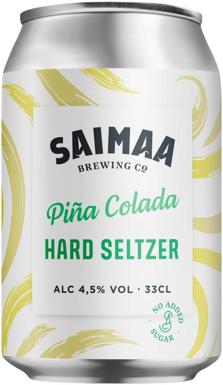 Saimaa Hard Seltzer Piña Colada 4,5% 0,33l tlk