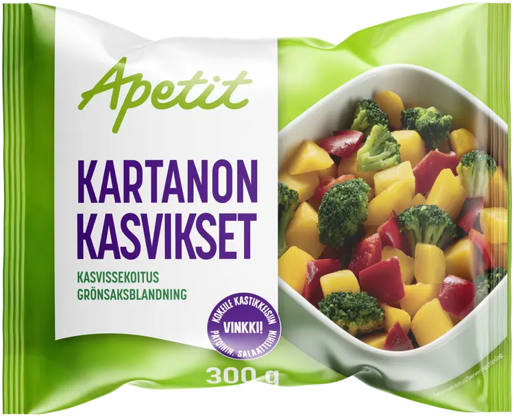 Apetit Kartanon kasvikset kasvissekoitus pakaste 300g