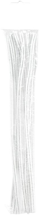 Karto askartelupunos piippurassi 6 mm/30 cm valkoinen 10 kpl/pss