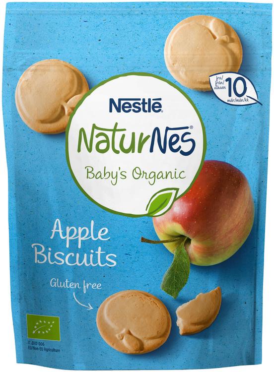 Nestlé NaturNes 150g Gluteeniton Omenaluomukeksi 10kk