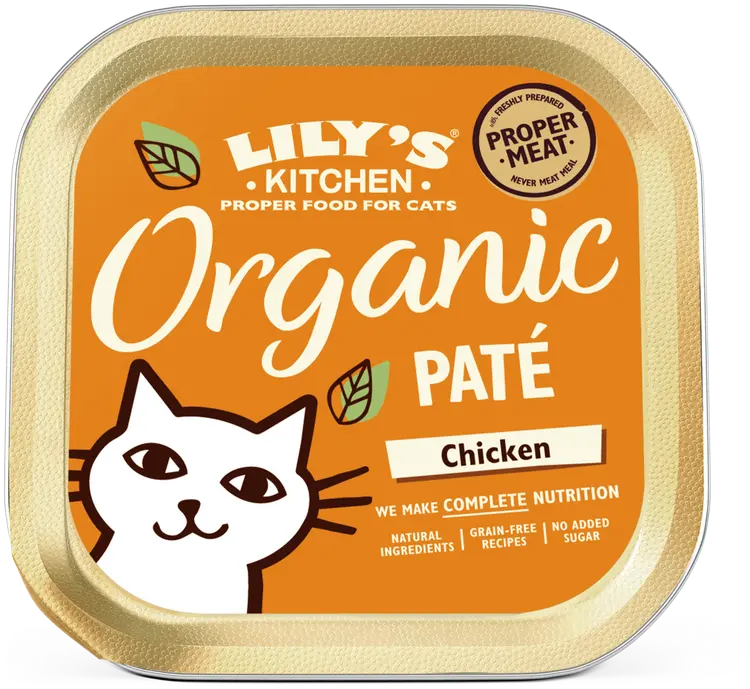 Lily's Kitchen 85g Organic Paté kanaa luomukissanruoka