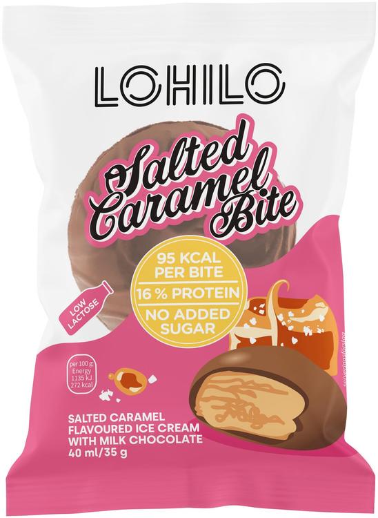 Lohilo Salted caramel bite proteiinijäätelö 35g