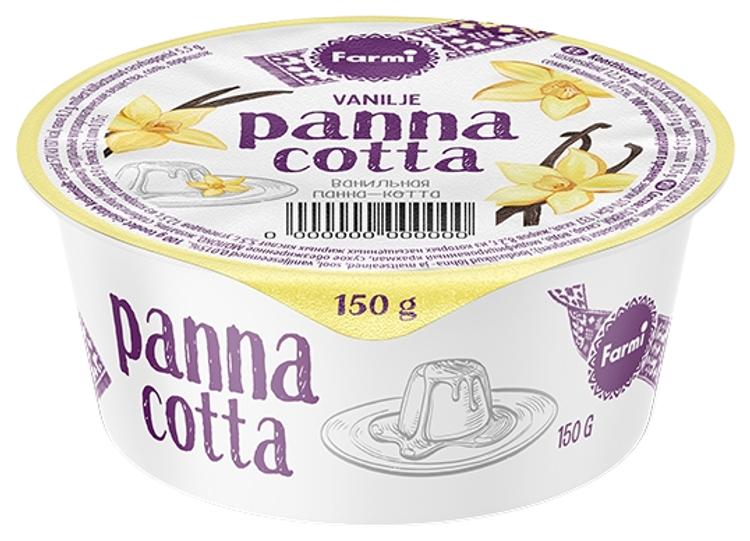 Vanilje Panna Cotta, 150g