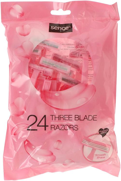 Sence Three Blades Razors 24kpl