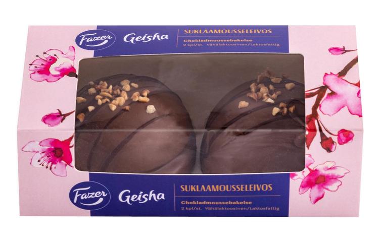 Geisha šokolaadivahukook, sulatatud 2 tk, 160 g