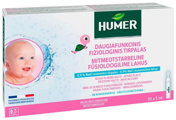 HUMER FÜSIOL.LAHUS NINA JA SILMADE PUHASTAMISEKS 5ML N30