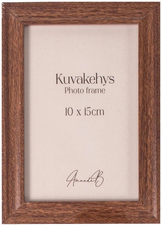 AmandaB Valokuvakehys 10x15cm, tumma puu