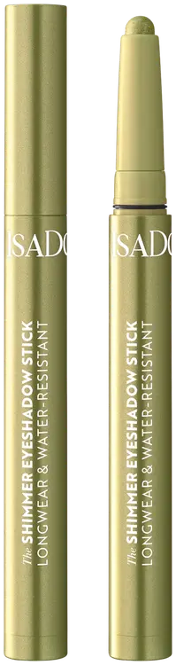 Isadora The Shimmer Eyeshadow Stick Longwear & Water-Resistant luomiväripuikko 45 Green Shimmer 1,2 g