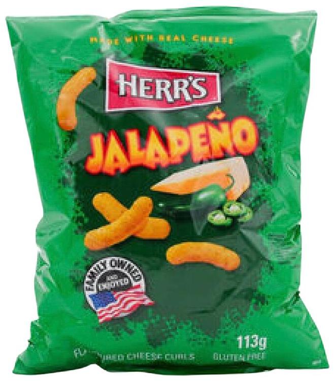 Herr's Jalopeno Cheese Curls 113 g
