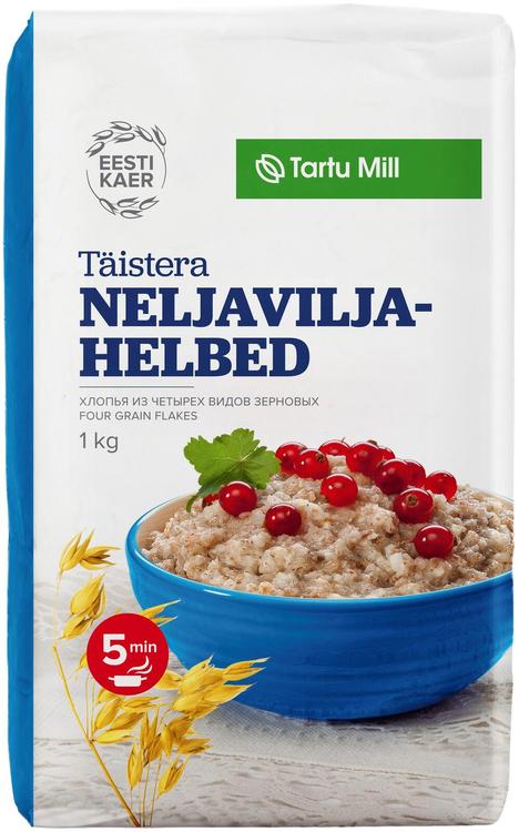 Tartu Mill Täistera neljaviljahelbed 1kg