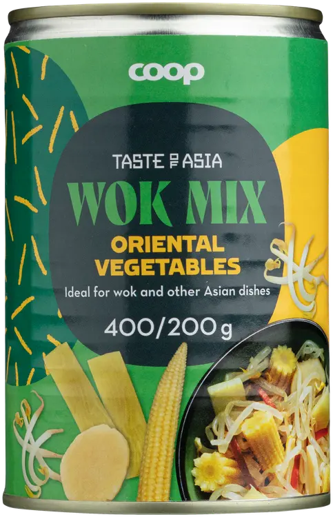Coop Taste of Asia wok-sekoitus Oriental 400/200 g
