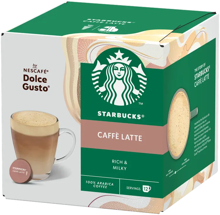 Starbucks 12 kaps/121.2g Caffe Latte maitokahvikapseli