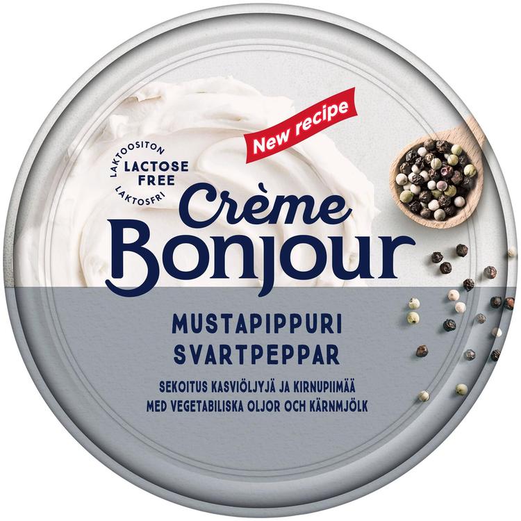 Creme Bonjour musta pipraga, laktoosivaba 200 g