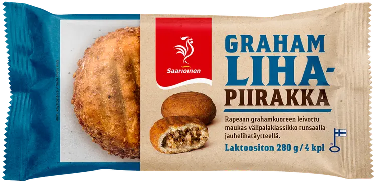 Saarioinen Grahamlihapiirakka 4kpl 280g
