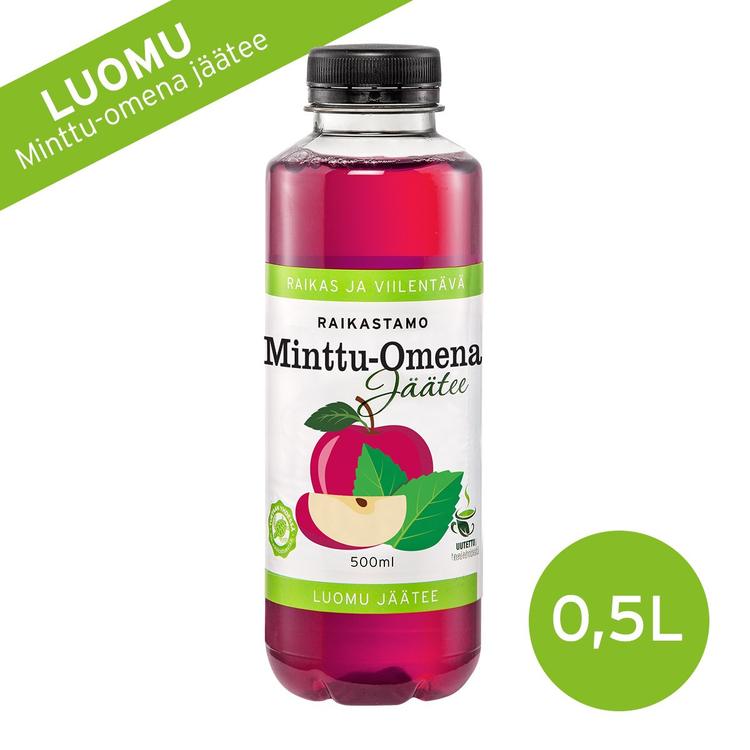 Raikastamo Minttu-Omena jäätee luomu KMP 0,5l CH-BIO-006