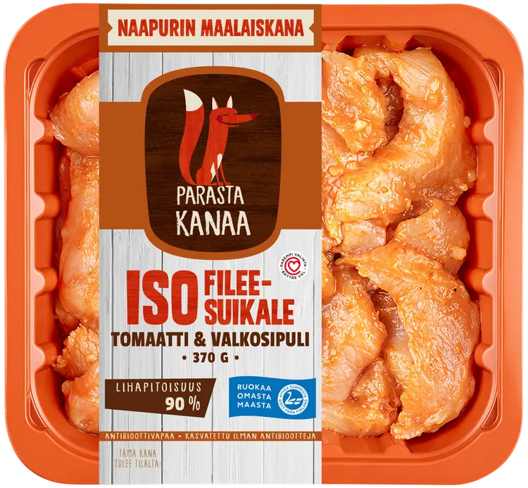 Naapurin Maalaiskanan iso fileesuikale tomaatti-valkosipuli 370 g