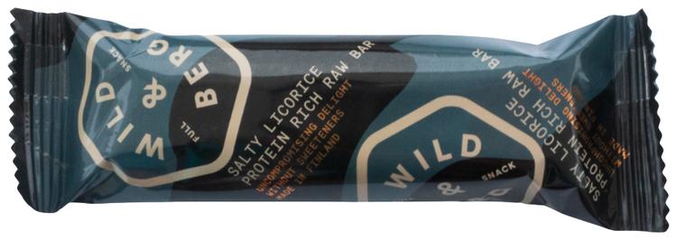 Wild&Berg proteiinirikas täysvälipala lakritsi-salmiakki 40 g