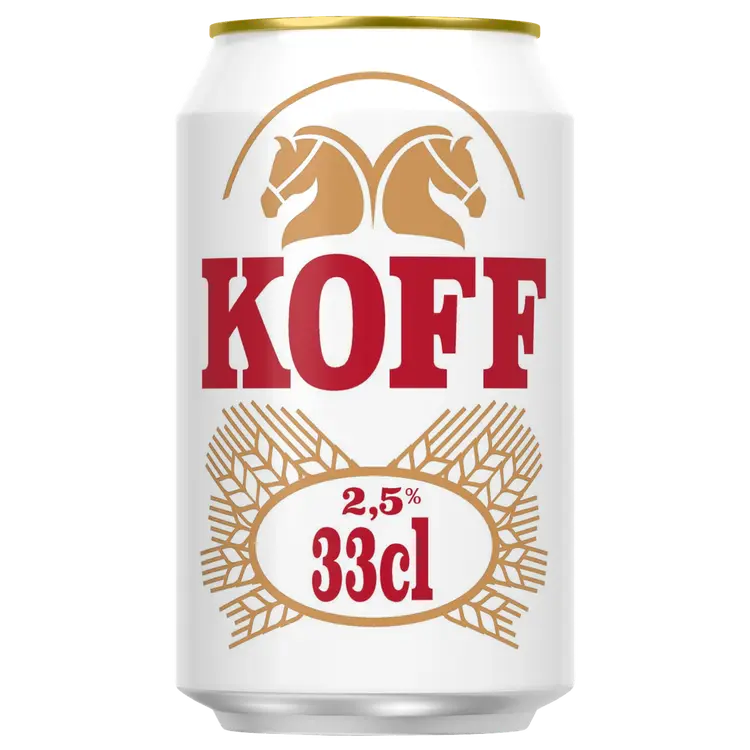 Koff gluteeniton Lager olut 2,5 % tölkki 0,33 L