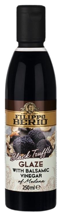 Filippo Berio palsamiäädika glasuur musta trühvliga, 250ml