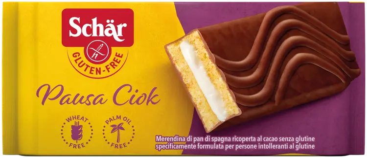 Schär Pausa Ciok 35g, gluteeniton suklaakuorrutteinen leivos