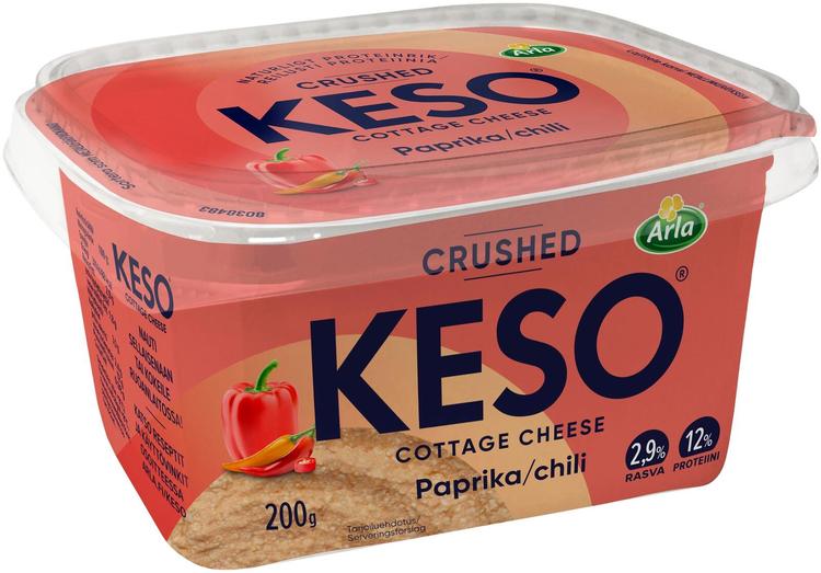 Arla Keso Crushed raejuusto paprika & chili 200 g