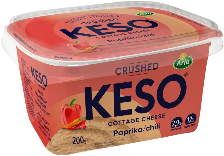 Arla Keso Crushed raejuusto paprika & chili 200 g